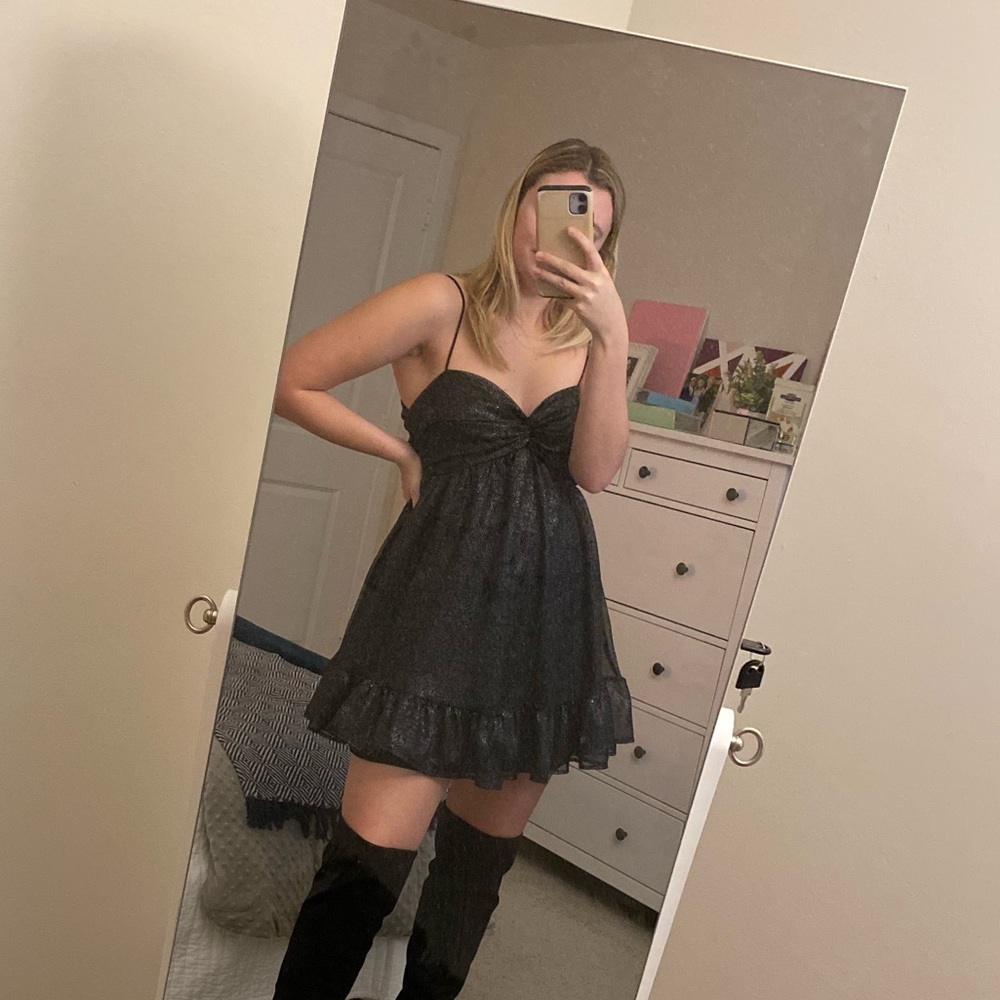 Boutique Sparkly Mini Dress